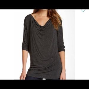 NWT Michael Stars Dolman Neck Drape Tee